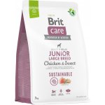 Brit Care Sustainable Junior Large Breed Chicken & Insect 3 kg – Zboží Mobilmania