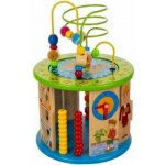 KRUZZEL Dřevěná edukační kostka 8v1 31x21,5x21,5cm 24670 – Sleviste.cz