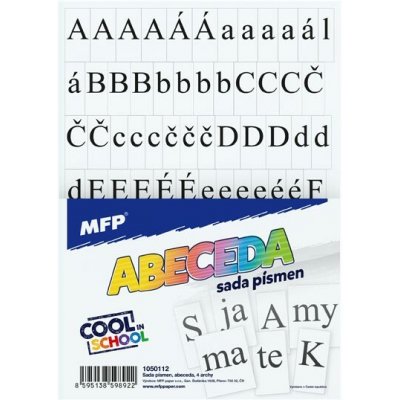 Abeceda, 4 archy MFP 1050112 – Zboží Dáma