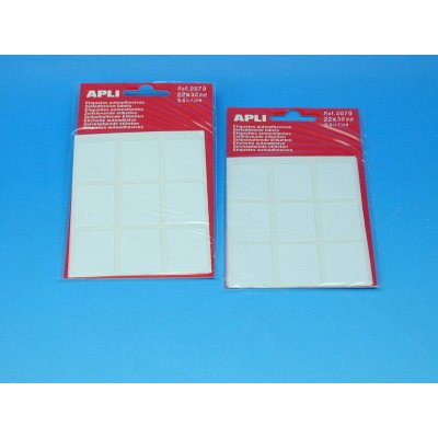 APLI 22x32mm bílé 2679 – Zboží Mobilmania