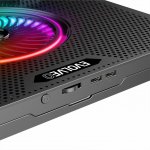EVOLVEO Ania 16, chladicí podložka pod notebook, 1x ventilátor, RGB podsvícení – Sleviste.cz