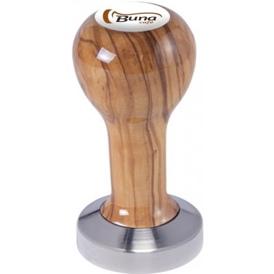 Buna Café Tamper oliva, lak, SP, nerez mat, plochý 51 mm – Zboží Mobilmania