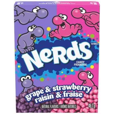 Wonka Nerds Strawberry - Grape 46,7 g – Zboží Mobilmania