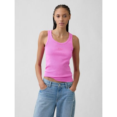 GAP Žebrované tílko s logem Růžová – Zbozi.Blesk.cz