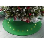 MagicHome Koberec Vánoce zelený s hvězdičkami 22 LED teplá bílá 2xAA 90 cm – Hledejceny.cz