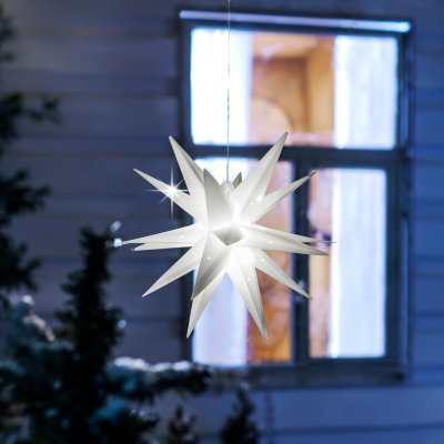 Haushalt international LED hvězda bílá 56 cm – Hledejceny.cz