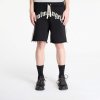 Pánské kraťasy a šortky Palm Angels Curved Logo Track Sweatshorts Black Ivory