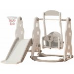 Emporio Plastová raketová skluzavka s houpačkou, šedá – Hledejceny.cz