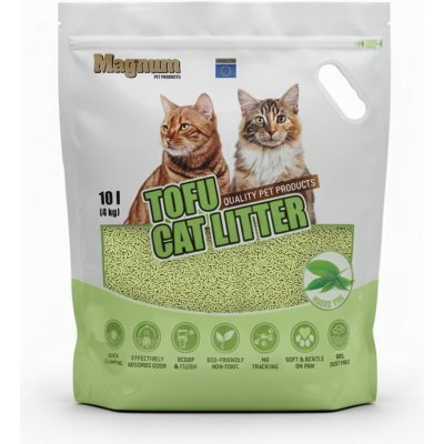 Magnum Tofu cat litter Green tea 10 l – Zboží Dáma
