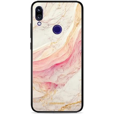 Pouzdro Mobiwear Glossy Xiaomi Redmi Note 7 - G027G - Růžový a zlatavý mramor – Zbozi.Blesk.cz