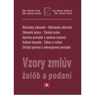 Vzory zmlúv, žalôb a podaní 2022 - Miroslav Tichý, Edmunt Horváth, Božena Jurčíková, Slavomír Šamín – Zboží Mobilmania