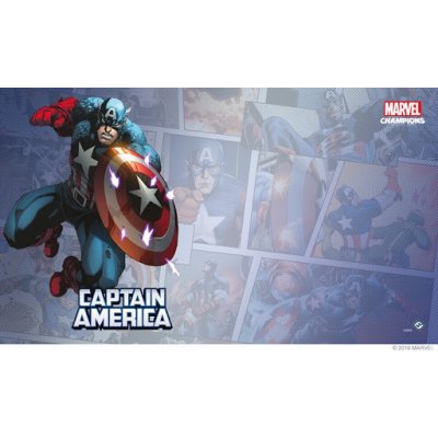Fantasy Flight Games Marvel Champions Captain America podložka