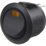 Spínač kolébkový kulatý 20A oranžová LED, 47034 | Zboží Auto