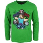 minecraft tričko Create Explore Survive zelené dětské – Zboží Dáma