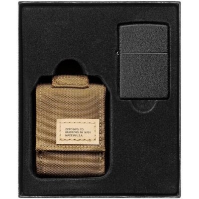 Zippo taktické pouzdro a černá Crackle 30057 – Zbozi.Blesk.cz