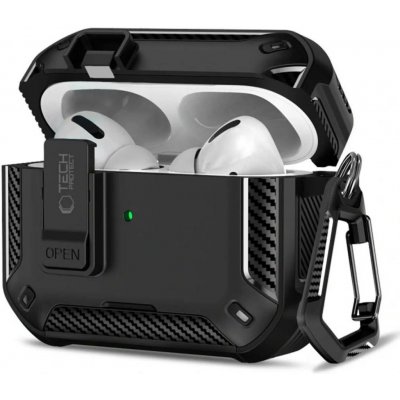 TECH-PROTECT CARBONOX MagSafe pouzdro pro Apple AirPods Pro 3 Černé 5906302333172 – Hledejceny.cz