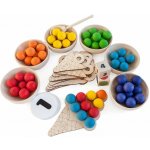 Montessori Ulanik dřevěná hračka “Sweet counting. Big” – Zboží Dáma