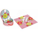 Janod Picnik Hamper 06524 dřevěný set nádobí v kufříku 21 doplňků – Sleviste.cz