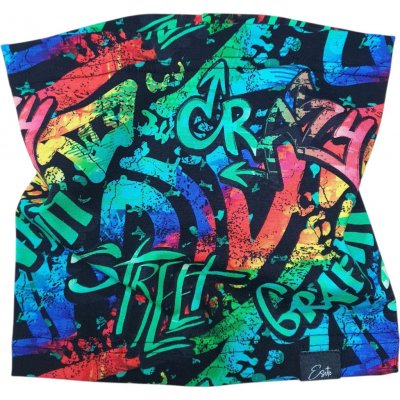 ESITO | Bavlněný nákrčník Street graffiti černá – Hledejceny.cz