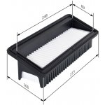 Vzduchový filtr BOSCH F 026 400 128 (F026400128) – Hledejceny.cz