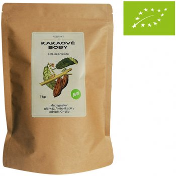 Akesson nepražené Raw kakaové boby Madagaskar Criollo Bio 1 kg