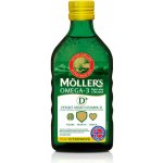 Möller's Omega 3 d+ olej citronová příchuť 250 ml – Hledejceny.cz