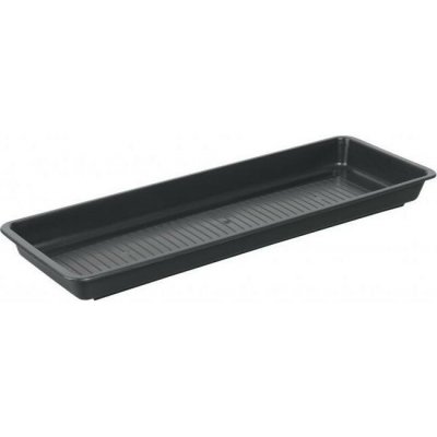 Plastkon podmiska pod truhlík Garden 80 x 17 x 4,5 cm Antracit – Zboží Dáma