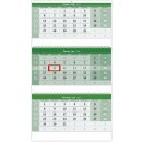 Kalendář Nástěnný Čtyřměsíční GREEN na recyklovaném papíře 2024