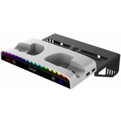 iPega P5S011 Stojan na Stěnu PS5 Slim s Dual Charger Dock pro DualSense