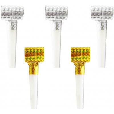 GoDan Sada 5 holografických frkaček, zlaté a stříbrné – Zboží Dáma