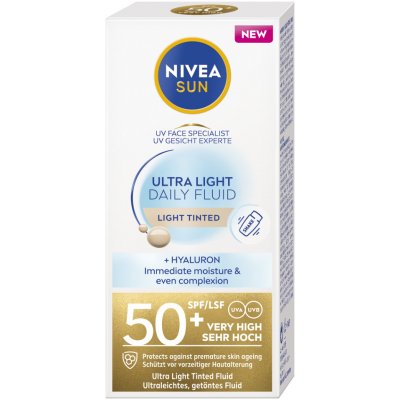 NIVEA Sun Pleťový krém Specialist Invisible Daily Fluid SPF50+ 40 ml – Zboží Dáma