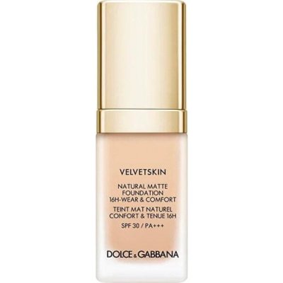 Dolce & Gabbana Matující tekutý make-up Velvetskin Natural Matte Foundation Sateen 30 ml – Hledejceny.cz