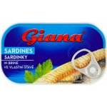 Giana Sardinky ve vlastní šťávě 125 g – Sleviste.cz