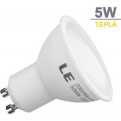 Berge LED žárovka 5W 9xSMD2835 GU10 440lm Teplá bílá