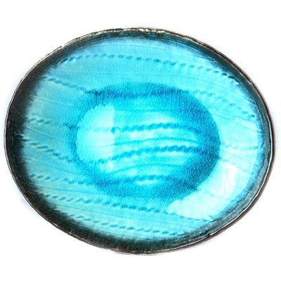 MIJ Jídelní talíř SKY BLUE 24 cm ovál – Zboží Mobilmania