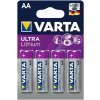 Baterie primární Varta ULTRA AA 4 ks 6106301404