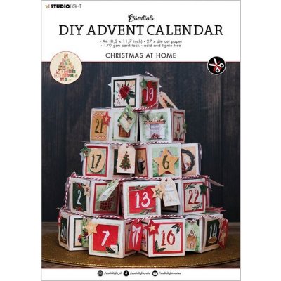 DIY Adventní kalendář Studio Light A4 27 l. Vánoce doma