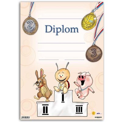 MFP Paper s.r.o. dětský diplom A4 DIP04-006 5300445 – Zboží Dáma