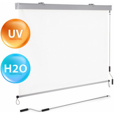 MultiGarden AW-038 Vertikální výsuvná markýza s klikou 250 x 180 cm, béžová – Zboží Mobilmania