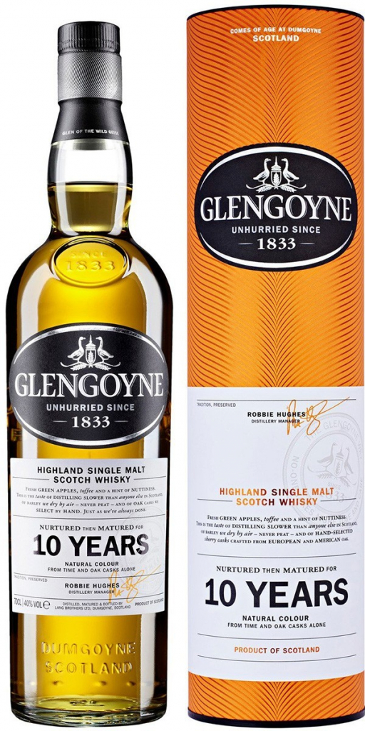 Glengoyne 10y 40% 0,7 l (tuba)