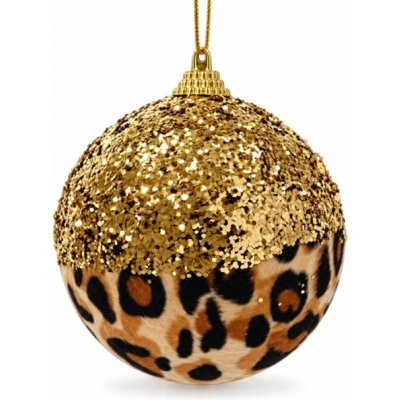 NENURODYTA_V Vánoční hračka na stromeček Decoris Leopard, hnědá, 8 cm – Hledejceny.cz