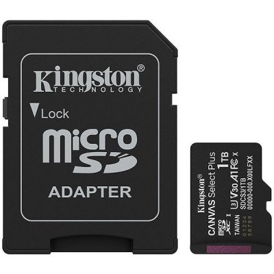 Kingston MicroSDXC 1TB Canvas Select Plus SDCS3/1TB – Zboží Živě