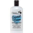 Sprchový gel I Love Bubble Bath & Shower Crème Coconut Cream sprchový krém 500 ml