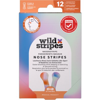 Wild Stripes Náplasti na nos pro lepší kvalitu spánku Sunrise 12 ks – Zboží Dáma
