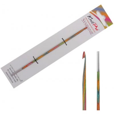 Tuniský vyměnitelný dřevěný háček Symfonie 3 mm – Zboží Dáma