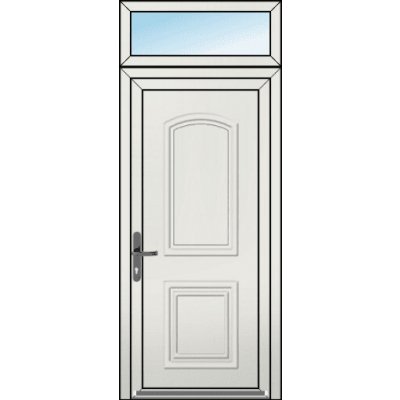OknaDvereNaMiru.cz Vchodové dveře 3D Vera 5 + Nadsvětlík 90 x 220 cm – Hledejceny.cz