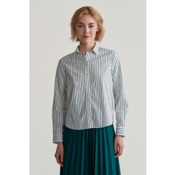 GANT REG POPLIN STRIPED SHIRT DEEP FOREST