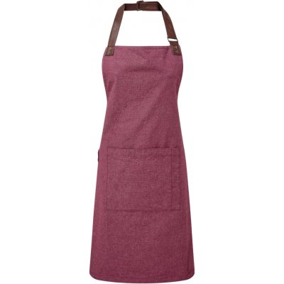 Premier Workwear Pracovní zástěra s kapsou za krk PR144 Burgundy Pantone 216 72x86cm – Hledejceny.cz