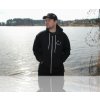 Rybářské tričko, svetr, mikina LK Baits Mikina Fans s kapucí černá