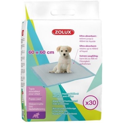Zolux Podložka štěně 60 x 60 cm ultra absorbent bal 30 ks – Zboží Mobilmania